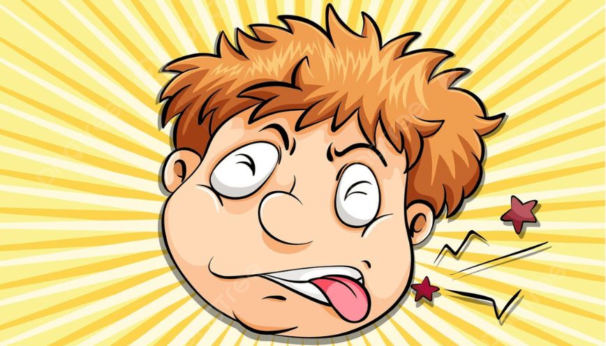 Chẳng may cắn vào lưỡi lúc sáng sớm