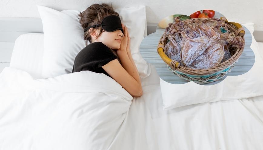 Chiêm bao thấy mình ăn mực khô