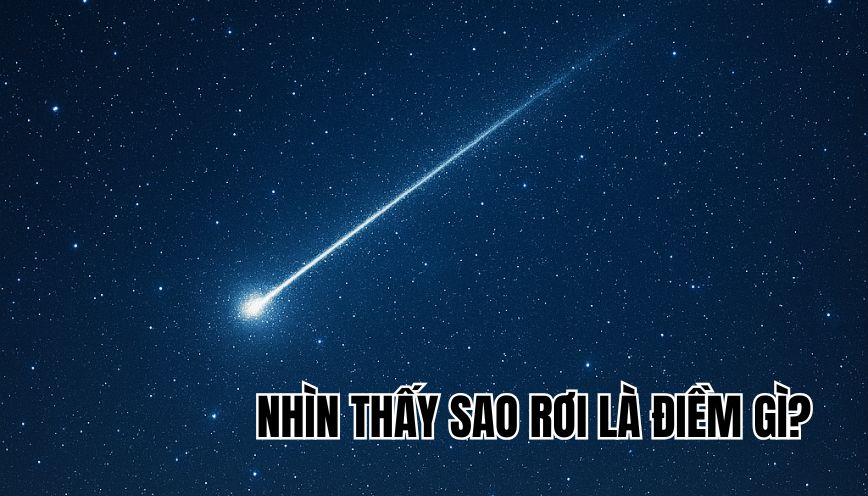 Nhìn thấy sao rơi là điềm gì