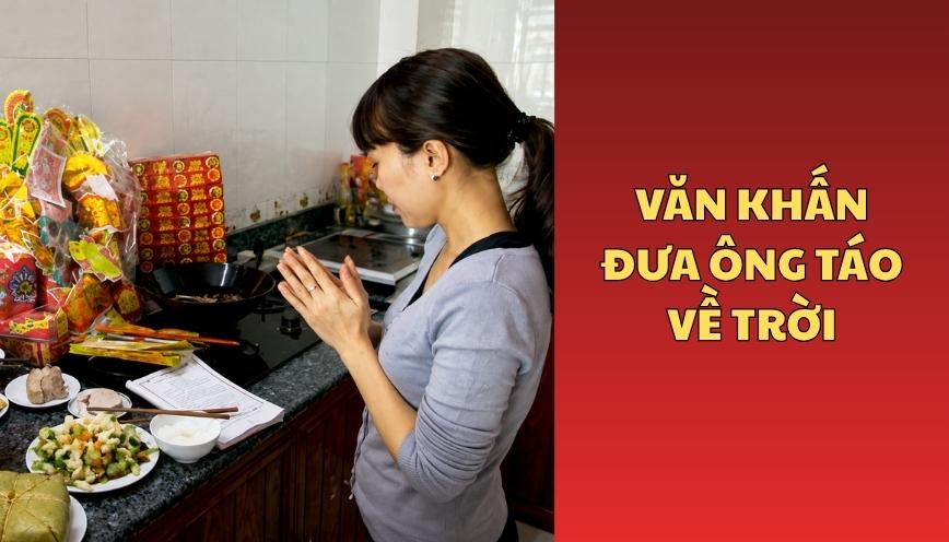Văn khấn đưa ông táo về trời