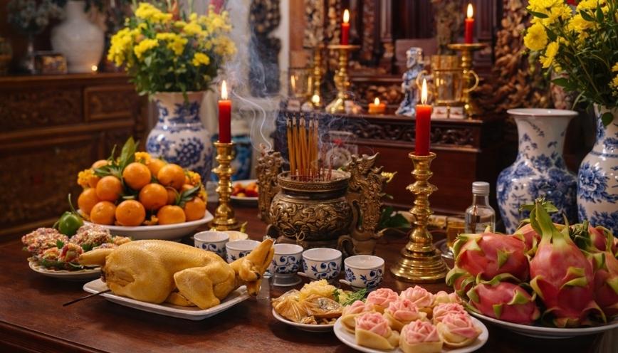 Văn khấn giao thừa mùng 1 đầy đủ đón năm mới