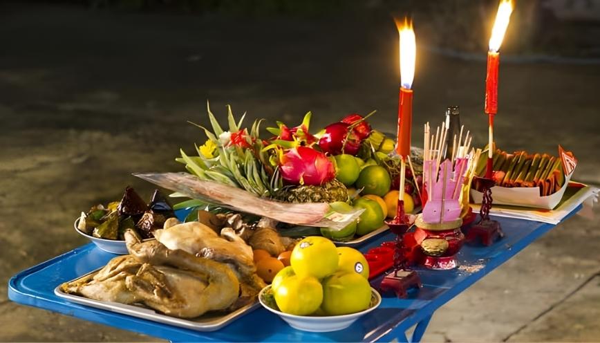 Hướng dẫn sắp mâm cúng ngoài trời và vị trí đặt lễ