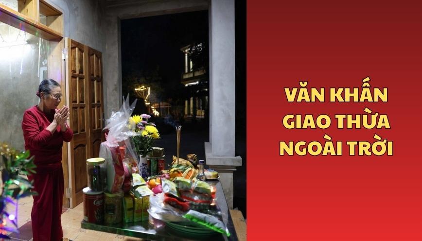 Văn khấn giao thừa ngoài trời