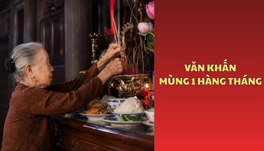 Văn khấn mùng 1 hàng tháng