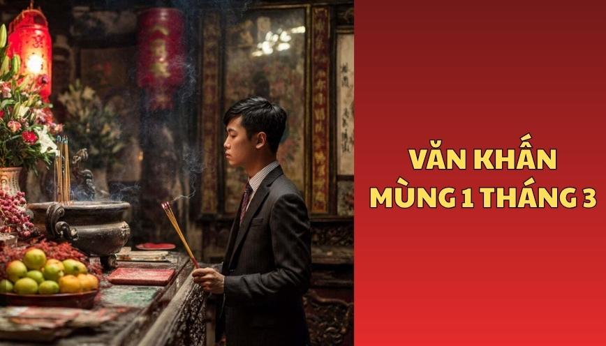 Văn khấn mùng 1 tháng 3
