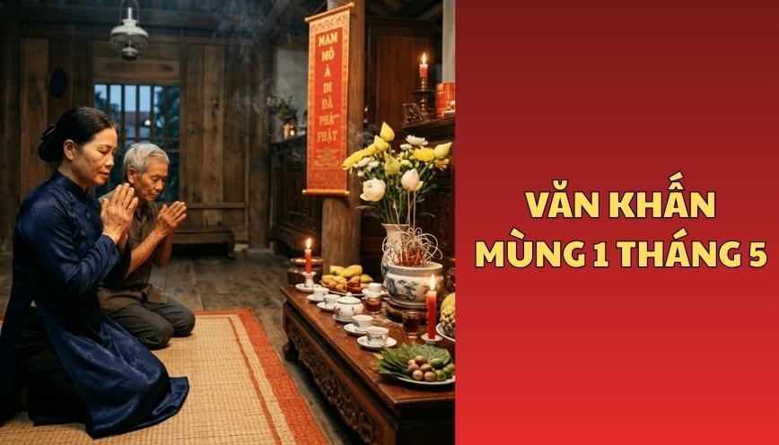 Văn khấn mùng 1 tháng 5