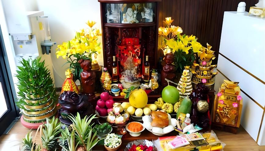 Hướng dẫn chuẩn bị mâm lễ dâng thần tài ngày rằm